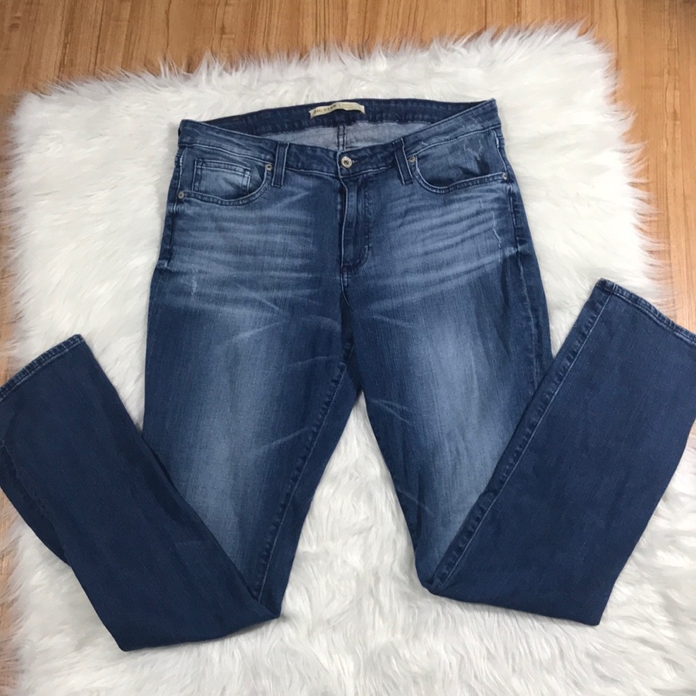 BIG STAR MADDIE Straight blue jeans 33x32